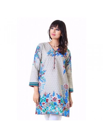 Unstitch,Branded, Women's/Girls Collections,Single Khrddar Cotton Embroidered Shirt Kameez