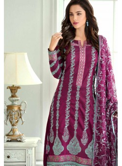 Unstitch,Branded, Women's/Girls Collections,Premium Embroidered Chiffon Shirt Salwer kameez(3pcs) 