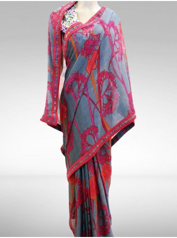 Crepe Georgette Designer Saree